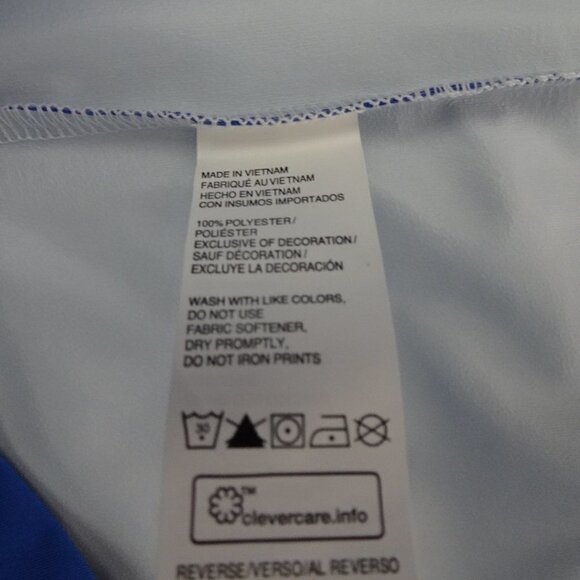 IZOD Golf Vest Men’s Size M Blue Hydrashield Full Zip - Picture 9 of 9